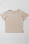 BASERANGE Classic Bamboo Fiber Bamboo Cotton Loose T-shirt Series Collection Round Neck Bottoming Shirt France BAS-TOLO-BL-000-HAPTIC